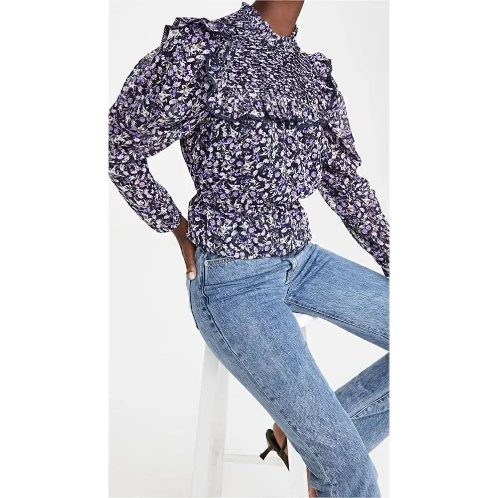 ASTR ALCOTT FLORAL TOP  - Picture 3 of 14